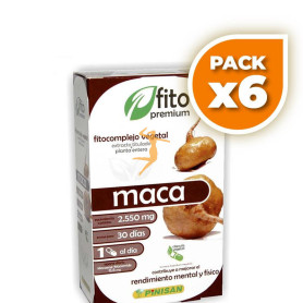 Pack 6x FITO PREMIUM MACA 30 CÁPSULAS PINISAN