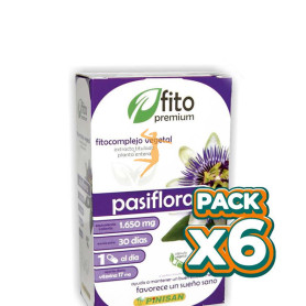 Pack 6x Fito Premium Pasiflora 30 Cápsulas Pinisan