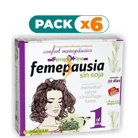 Pack 6x FEMEPAUSIA 30 CÁPSULAS PINISAN
