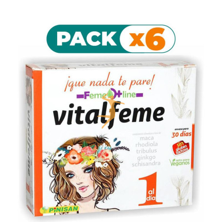 Pack 6x VITALFEME 30 CÁPSULAS PINISAN