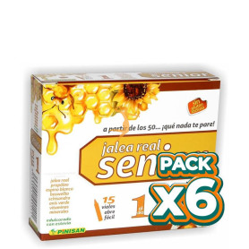 Pack 6x JALEA REAL SENIOR 15 VIALES PINISAN