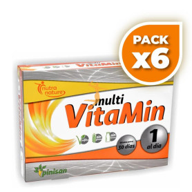 Pack 6x MULTI VITAMIN 30 CÁPSULAS PINISAN
