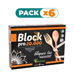 Pack 6x BLOCK PRO 20000 30 CÁPSULAS PINISAN