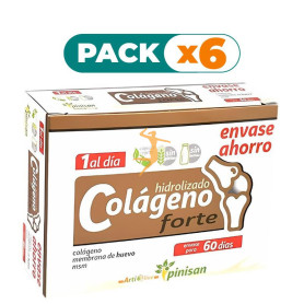 Pack 6x COLÁGENO HIDROLIZADO FORTE 60 CÁPSULAS PINISAN
