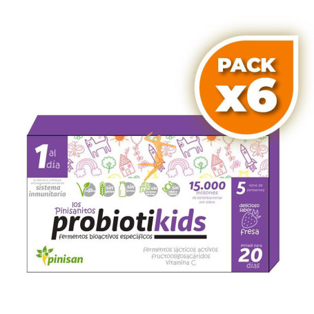 Pack 6x PROBIOTIKIDS 20 SOBRES PINISAN