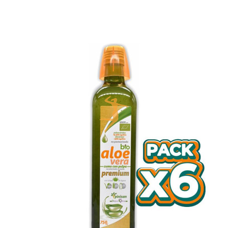 Pack 6x ALOE VERA PREMIUM BIO 750Ml. PINISAN