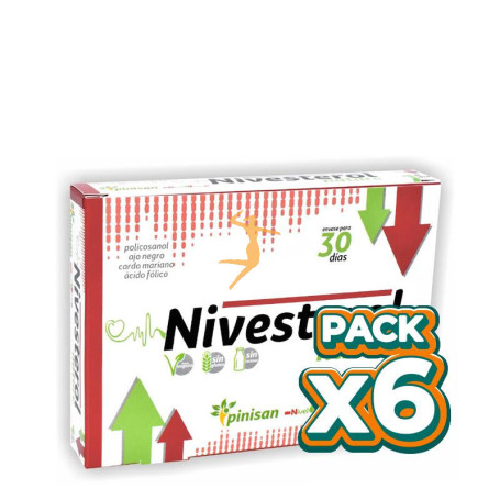 Pack 6x NIVESTEROL NATURE 30 CAP. PINISAN