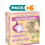 Pack 6x CHAMPU SOLIDO REVITALIZANTE CEBOLLA Y ARCILLA ROJA PINISAN