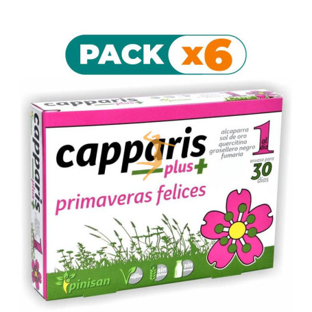 Pack 6x CAPPARIS PLUS 30 CAPSULAS PINISAN