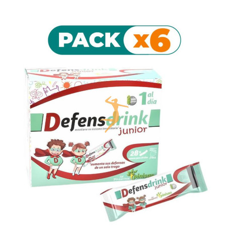 Pack 6x DEFENS DRINK JUNIOR 28 STICKS PINISAN