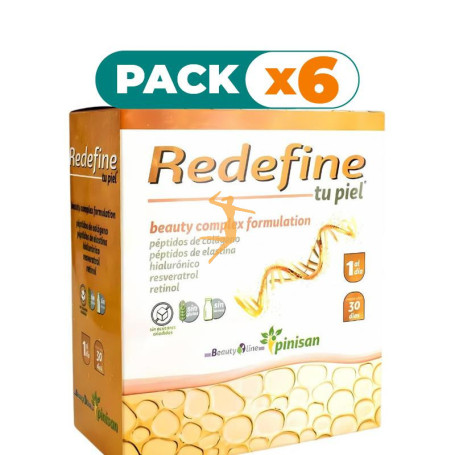Pack 6x REDEFINE TU PIEL 30 STICKS PINISAN