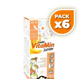 Pack 6x MULTI VITAMIN JUNIOR 250ML PINISAN