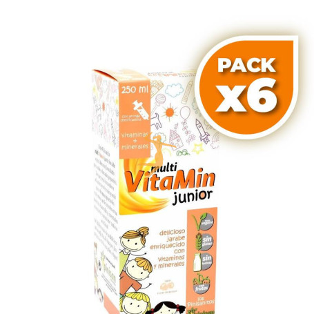 Pack 6x MULTI VITAMIN JUNIOR 250ML PINISAN