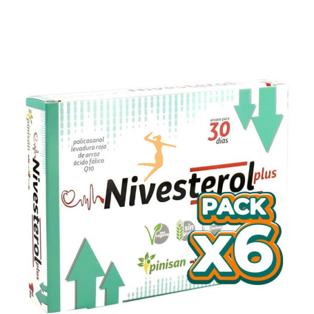 Pack 6x NIVESTEROL PLUS 30 CÁPSULAS PINISAN