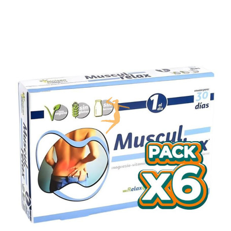 Pack 6x MUSCUL RELAX 30 CÁPSULAS PINISAN