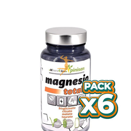 Pack 6x MAGNESIO TOTAL 50 COMPRIMIDOS PINISAN