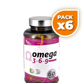 Pack 6x OMEGA 3-6-9 NUTRANATURE 60 PERLAS PINISAN
