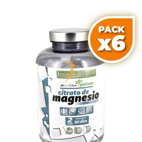 Pack 6x CITRATO DE MAGNESIO 180 COMPRIMIDOS PINISAN