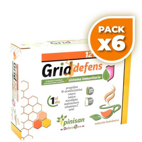 Pack 6x GRID DEFENS 12 SOBRES PINISAN