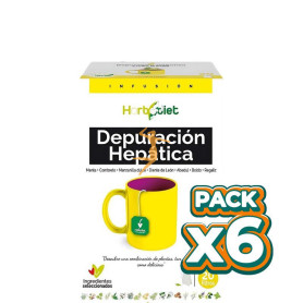 Pack 6x HERBODIET DEPURACIÓN HEPÁTICA 20 FILTROS NOVA DIET