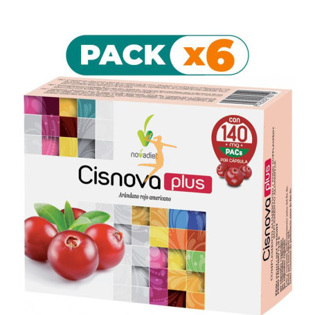 Pack 6x CISNOVA PLUS 60 CÁPSULAS NOVA DIET