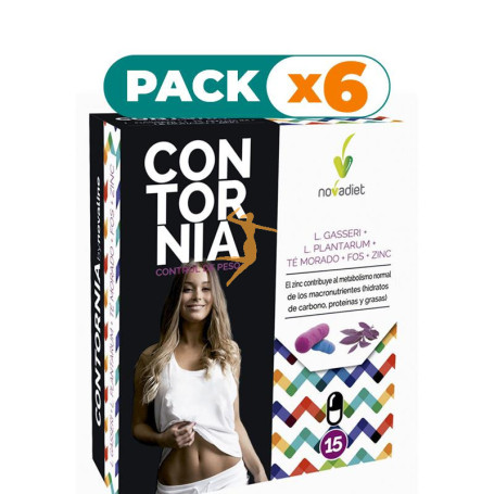 Pack 6x CONTORNIA 15 CÁPSULAS NOVA DIET
