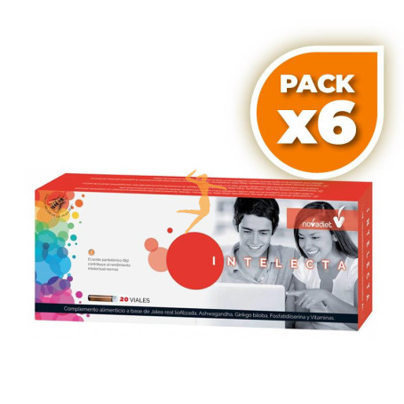 Pack 6x INTELECTA 20 VIALES NOVA DIET