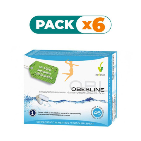 Pack 6x OBESLINE 45 CÁPSULAS NOVA DIET