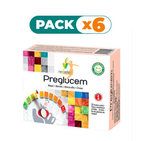 Pack 6x PREGLUCEM 60 CÁPSULAS NOVA DIET