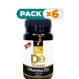 Pack 6x VITAMINA D3 1000 UI 120 COMPRIMIDOS NOVADIET
