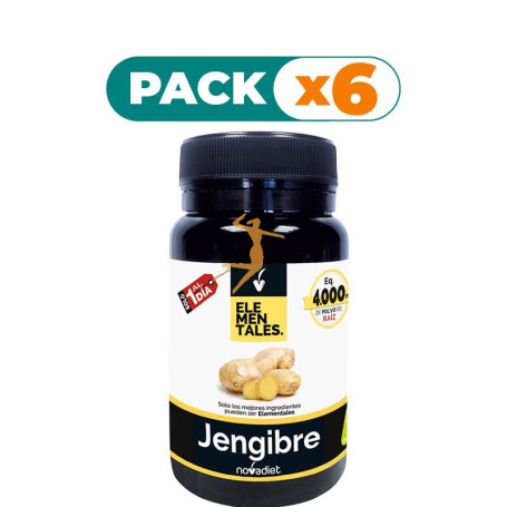 Pack 6x JENGIBRE 30 CÁPSULAS NOVA DIET