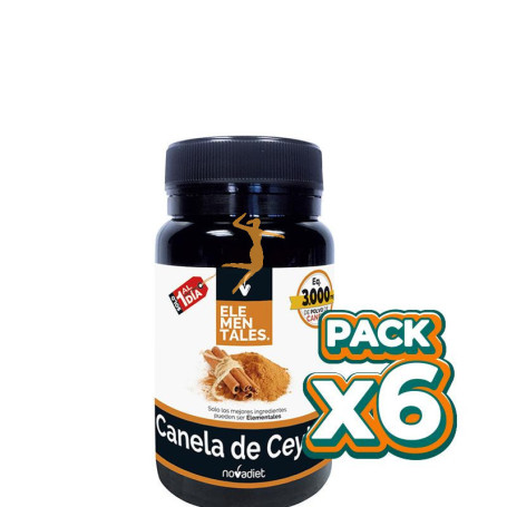 Pack 6x CANELA DE CEYLAN 30 CÁPSULAS NOVA DIET