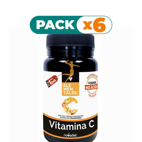 Pack 6x VITAMINA C 1.000Mg. 30 COMPRIMIDOS NOVADIET