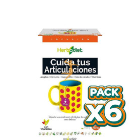 Pack 6x HERBODIET CUIDA TUS ARTICULACIONES 20 FILTROS NOVA DIET