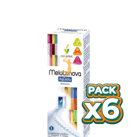 Pack 6x MELATONOVA LÍQUIDA 30 ML NOVA DIET