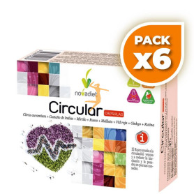 Pack 6x CIRCULAR 60 CÁPSULAS VEGETALES NOVA DIET