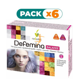 Pack 6x DEFEMINA BALANCE 30 CÁPSULAS VEGETALES NOVA DIET