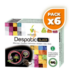 Pack 6x DESPATIC BLACK 60 CÁPSULAS VEGETALES NOVA DIET