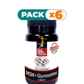 Pack 6x MSM + GLUCOSAMINA 40 CÁPSULAS VEGETALES NOVA DIET