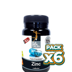 Pack 6x ZINC 60 CÁPSULAS VEGETALES NOVA DIET