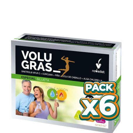 Pack 6x VOLUGRAS 30 COMPRIMIDOS NOVA DIET