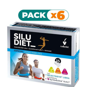 Pack 6x SILUDIET 15 CÁPSULAS VEGETALES NOVA DIET