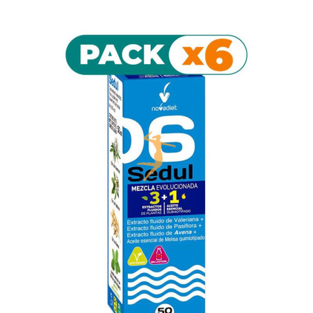 Pack 6x SEDUL+ACEITE ESENCIAL DE MELISA 50 ML NOVA DIET