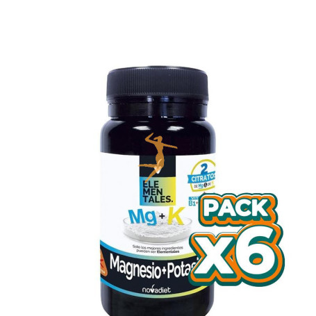 Pack 6x MAGNESIO + POTASIO 60 COMPRIMIDOS NOVA DIET
