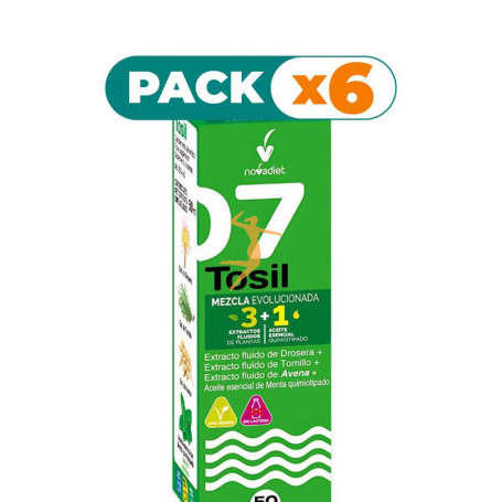 Pack 6x TOSIL + ACEITE ESENCIAL DE MENTA 50 ML NOVA DIET