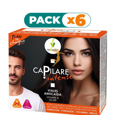 Pack 6x CAPILARE INTENSE 10 VIALES NOVA DIET