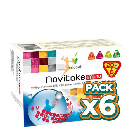 Pack 6x NOVITAKE IMUNO PROMOCION 20+6 VIALES NOVA DIET