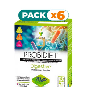 Pack 6x PROBIDIET DIGESTIVE 30 CÁPSULAS NOVA DIET