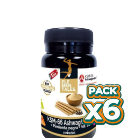 Pack 6x KSM 66 ASHWAGANDHA 30 COMPRIMIDOS NOVADIET