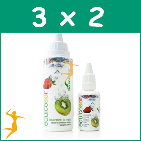 Pack 3x2 EDULCOSOR 100Ml. SORIA NATURAL